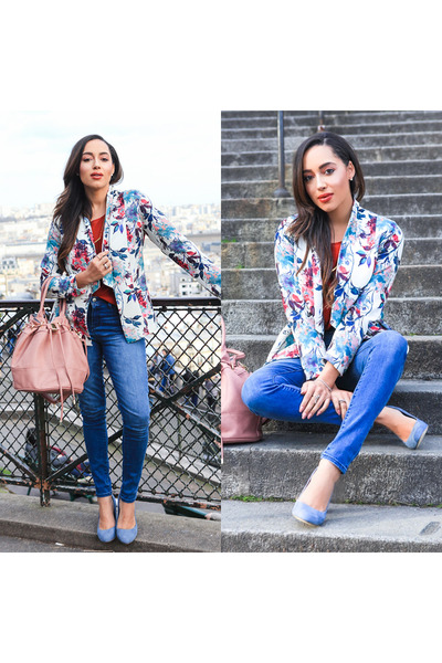 Light-blue-justfab-shoes-blue-justfab-jeans-white-floral-justfab-blazer
